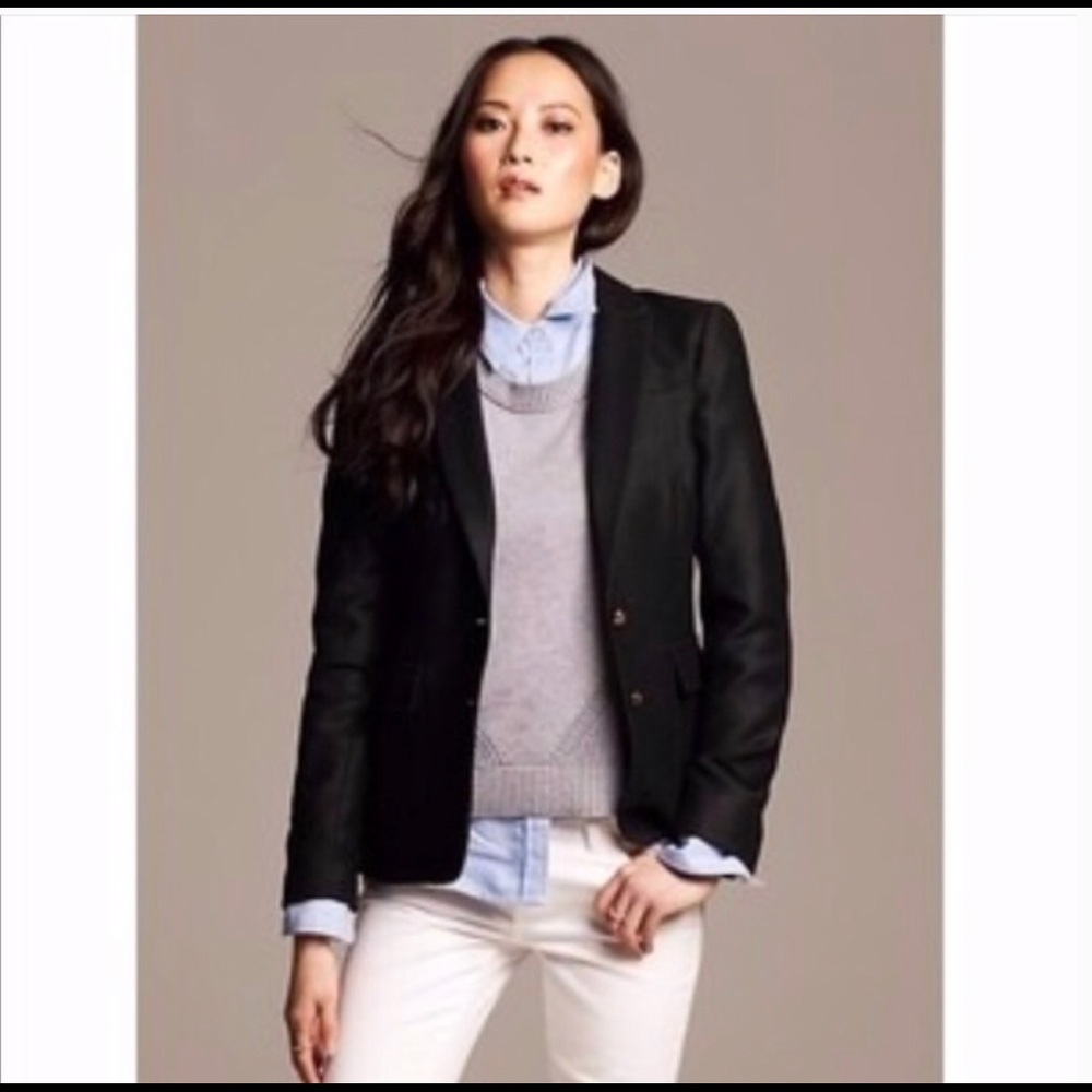 EUC Banana Republic Black Hacking Jacket Blazer